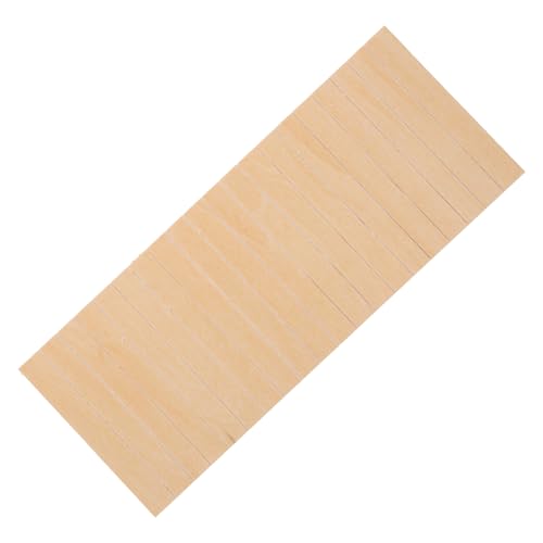 Abaodam Puppenhauswand Mini Planke Gebäude Figur klein Plywood Dekoration Sperrholzmaterial Puppenhaus Wanddekoration Puppenhaus Zubehör Szenenmodell Sockelleiste Schiene Beige Abaodam Puppenhauswand Mini Planke Gebäude Figur klein Plywood Dekoration Sperrholzmaterial Puppenhaus Wanddekoration Puppenhaus Zubehör Szenenmodell Sockelleiste Schiene Beige von Abaodam