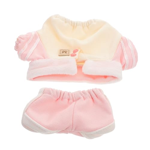 Abaodam Puppenkleidung aus Baumwolle mit Sweatshirt und Kurzer Hose Niedliches Kleidungsset für Kuscheltiere und Stofftiere Einfache Aufbewahrung Abaodam Puppenkleidung aus Baumwolle mit Sweatshirt und Kurzer Hose Niedliches Kleidungsset für Kuscheltiere und Stofftiere Einfache Aufbewahrung von Abaodam