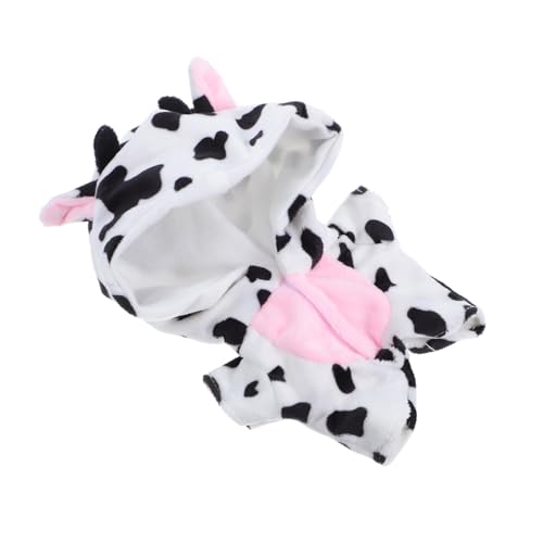 Abaodam Puppenkleidung für Puppen Süßes Plüsch Nachtgewand im Kuhdesign Bequemes Outfit für Verschiedene Anlässe als Zubehör für Puppen Abaodam Puppenkleidung für Puppen Süßes Plüsch Nachtgewand im Kuhdesign Bequemes Outfit für Verschiedene Anlässe als Zubehör für Puppen von Abaodam