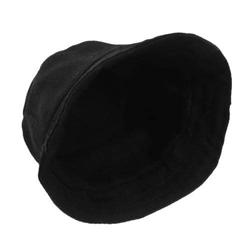 Abaodam Puppenkleidungszubehör Kappe Windel Süße Puppenmütze Kind Bunter Fischerhut Hüte Für Frauen Mini-puppenmütze Miniaturhüte Zum Basteln Kleiner Hut Puppenhaus Deko Black Polyester von Abaodam