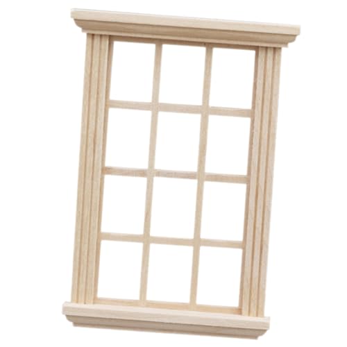 Abaodam Puppenmöbel Fee Puppenhausboden Miniatur-Puppenhausbücher Miniaturmöbel Miniaturhaus Fensterrahmen Holzfenster für Miniaturhäuser Fenstermodell Miniaturfenster Mini-Möbel Abaodam Puppenmöbel Fee Puppenhausboden Miniatur-Puppenhausbücher Miniaturmöbel Miniaturhaus Fensterrahmen Holzfenster für Miniaturhäuser Fenstermodell Miniaturfenster Mini-Möbel von Abaodam
