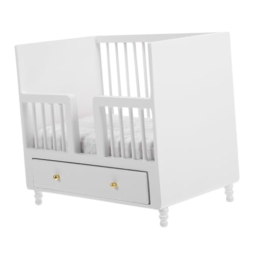 Abaodam Puppenmöbel für Kinderzimmer Kompaktes und Deko für Mini Zubehör Weißes Design Geschenkidee Abaodam Puppenmöbel für Kinderzimmer Kompaktes und Deko für Mini Zubehör Weißes Design Geschenkidee von Abaodam