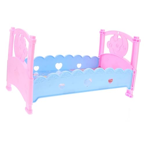 Abaodam Puppenmöbel krippe Dollhouse Kinderzimmermöbel Room Decoration Children Bed doll Accessories Toys Kinderbett Puppenbett Puppenbett Colorful Abaodam Puppenmöbel krippe Dollhouse Kinderzimmermöbel Room Decoration Children Bed doll Accessories Toys Kinderbett Puppenbett Puppenbett Colorful von Abaodam
