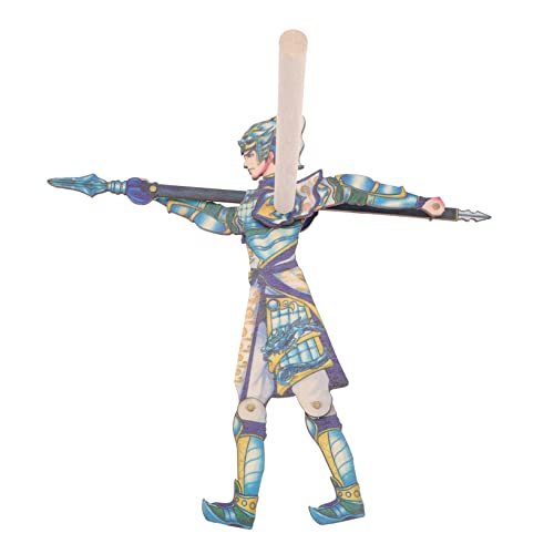 Abaodam Puppenornament Die Marionetten Puppen Lernspielzeug Sprechende Geschichtenpuppe Handgemachte Schattenpuppe Traditionelle Schattenpuppe Kinderspielzeug Holz von Abaodam