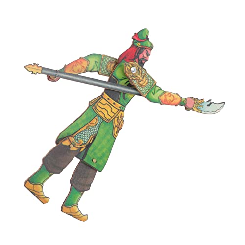 Abaodam Kreatives Schattenpuppenspiel Holzpuppe Traditionelles Chinesisches Gedenkspielzeug Für Die Früherziehung von Abaodam