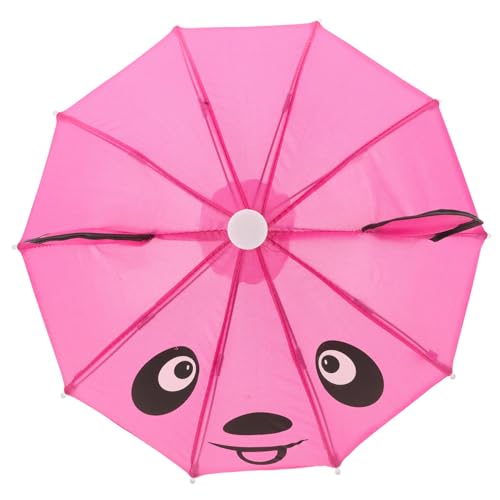 Abaodam Puppenregenschirm Babypuppenkleidung Miniatur-Puppenschirm Babyparty-Spiel Puppenzubehör mini Regenschirm Mini-Regenschirm Miniatur Regenschirmmodell Metall Rosy von Abaodam