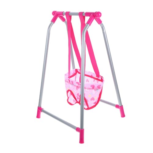 Abaodam Puppenschaukel kinderzimmer kinderschaukel puppenmöbel Girl Toys puppenspielzeug Fotografie -Requisite Puppenhaus Miniatur Puppenhaushandwerk Miniaturmodell Plastik von Abaodam