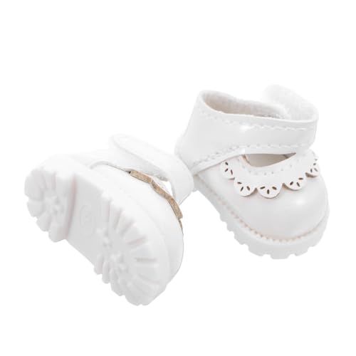 Abaodam Puppenschuhe Weiß Mini PU Prinzessin Sandalen Ersatz Schuhe Für Puppen Dress-up Zubehör Fußbekleidung Abaodam Puppenschuhe Weiß Mini PU Prinzessin Sandalen Ersatz Schuhe Für Puppen Dress-up Zubehör Fußbekleidung von Abaodam