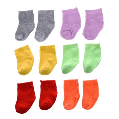 Abaodam Puppensocken Bunte Socken Für Puppen Amerikanische ädchenpuppen Zubehör Dekorative Socken Für Spielhäuser Abaodam Puppensocken Bunte Socken Für Puppen Amerikanische ädchenpuppen Zubehör Dekorative Socken Für Spielhäuser von Abaodam