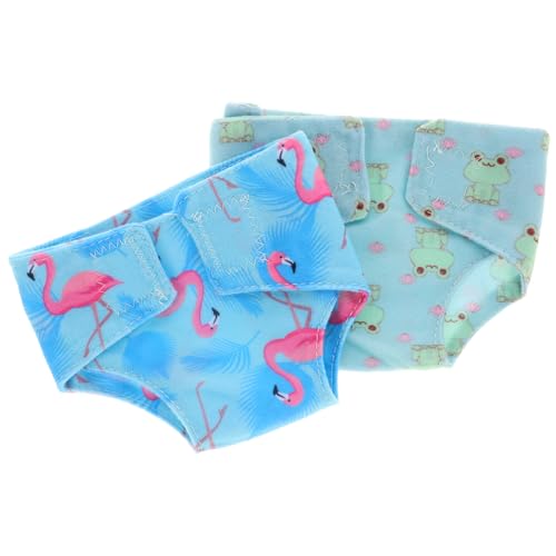 Abaodam Puppenunterhosen 2er-Pack Wiederverwendbare Spielzeug-anziehwindeln Für Babypuppen Zubehör Zufälliger Stil Abaodam Puppenunterhosen 2er-Pack Wiederverwendbare Spielzeug-anziehwindeln Für Babypuppen Zubehör Zufälliger Stil von Abaodam