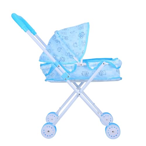 Abaodam Puppenwagen Kinderwagen Spielzeugnahrung vorgeben Fahren Auto Kinderwagen Kleinkinder Partyspiele Kinderwagen Zubehör für Babypuppen Eisen Sky-Blue Abaodam Puppenwagen Kinderwagen Spielzeugnahrung vorgeben Fahren Auto Kinderwagen Kleinkinder Partyspiele Kinderwagen Zubehör für Babypuppen Eisen Sky-Blue von Abaodam