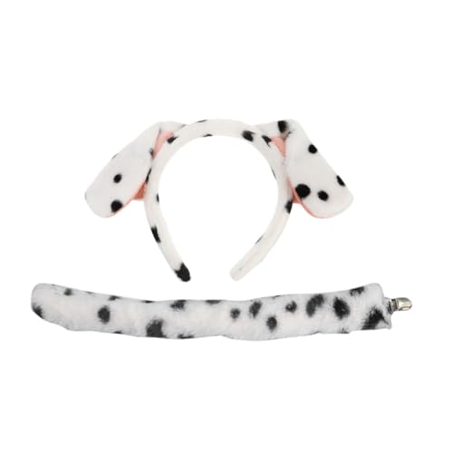 Abaodam Puppy Headband und Leichtes Bequemes Hundekostüm Accessoire mit Weichem Niedliches Tierkostüm für Cosplay Geburtstage Bühnenauftritte und Fotoshootings von Abaodam