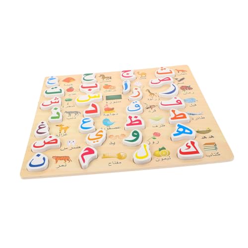 Abaodam Puzzle Alphabet basteln Kleinkind Alphabet-Rätsel für Kleinkinder hölzern von Abaodam