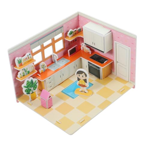 Abaodam Puzzle Küche Modell Bausatz DIY Papier Kreativ Basteln Ab Jahren Feines Design Geschenkidee für Geburtstag Familie Freunde Abaodam Puzzle Küche Modell Bausatz DIY Papier Kreativ Basteln Ab Jahren Feines Design Geschenkidee für Geburtstag Familie Freunde von Abaodam