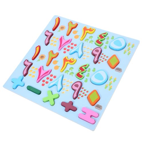 Abaodam Frühes Lernen Buchstaben Puzzle Holz Montessori Spielzeug Kinder Wort Puzzles Zahlen Brettspiel von Abaodam