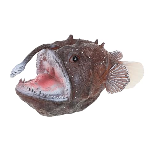 Abaodam Realistische Anglerfisch Figur Solide Kunststoff Meerestiere Modell für Wissenschaftsunterricht Ozeanbiologie Lernspielzeug für Bildungsaktivitäten Abaodam Realistische Anglerfisch Figur Solide Kunststoff Meerestiere Modell für Wissenschaftsunterricht Ozeanbiologie Lernspielzeug für Bildungsaktivitäten von Abaodam