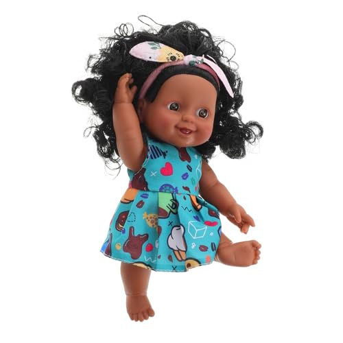 Abaodam Realistische Babypuppe 18cm Schwarze Puppe für Kinder Spielzeug Lebensechte Simulation Puppe Nurturing Puppenspielzeug Abaodam Realistische Babypuppe 18cm Schwarze Puppe für Kinder Spielzeug Lebensechte Simulation Puppe Nurturing Puppenspielzeug von Abaodam