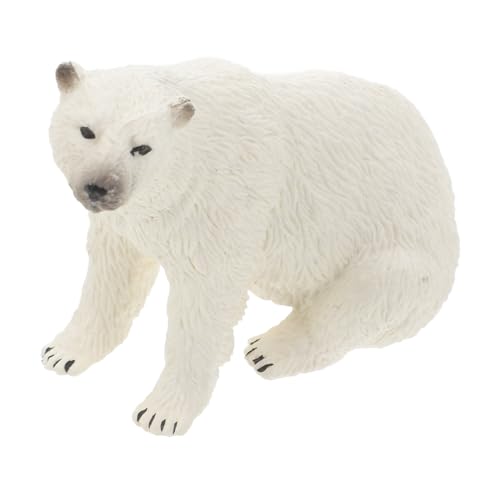 Abaodam Realistische Eisbär-Figur, süßes Wildtiertiermodell für Zuhause und Bildung für Familien und Bär Abaodam Realistische Eisbär-Figur, süßes Wildtiertiermodell für Zuhause und Bildung für Familien und Bär von Abaodam