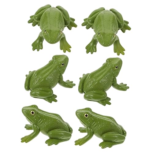 Abaodam 6 Stücke Frosch Spielzeug Sets Für Jungen Und Mädchen Frosch Tier Spielzeug Baby Für Kinder Figuren von Abaodam