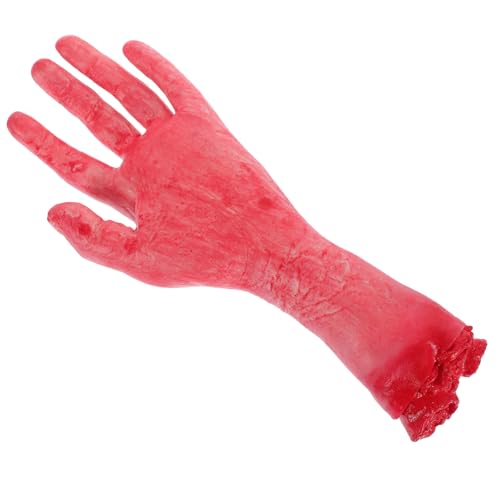 Abaodam Realistische Halloween Deko Abgetrennte Hand Requisit aus Stabilem Material Leichtes Gruseliges für Haunted House Party Detailreiche Langlebige Horror Deko für Halloween Supplies Abaodam Realistische Halloween Deko Abgetrennte Hand Requisit aus Stabilem Material Leichtes Gruseliges für Haunted House Party Detailreiche Langlebige Horror Deko für Halloween Supplies von Abaodam