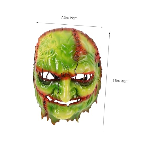 Abaodam Realistische Halloween Hexenmaske aus Langlebigem EVA Verstellbar und Leicht Gruseliges Cosplay Geister-rollenspiel-accessoire für Erwachsene und Jugendliche für Karneval und von Abaodam