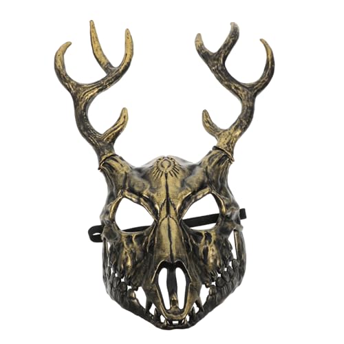 Abaodam Realistische Hornmaske für Halloween Abnehmbare Tiermaske mit Geweihen für Cosplay und Maskerade Atmungsaktiv und Bequem für Kostümpartys und Veranstaltungen Abaodam Realistische Hornmaske für Halloween Abnehmbare Tiermaske mit Geweihen für Cosplay und Maskerade Atmungsaktiv und Bequem für Kostümpartys und Veranstaltungen von Abaodam