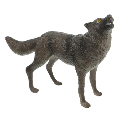 Abaodam Realistische Wolf Figur aus Stabilem Kunststoff Leichtes Wildtier Modell Dekorative Miniatur für Wohnzimmer Garten und Kinderzimmer Naturgetreues Ornament für Kleinkinder Abaodam Realistische Wolf Figur aus Stabilem Kunststoff Leichtes Wildtier Modell Dekorative Miniatur für Wohnzimmer Garten und Kinderzimmer Naturgetreues Ornament für Kleinkinder von Abaodam