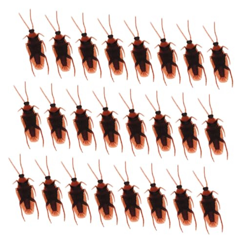 Abaodam Realistische künstliche Kakerlaken, Streiche für Halloween, Aprilscherz, Kunststoff-Insekten für Party-Dekoration, Schrecken von Freunden, 100 Stück Abaodam Realistische künstliche Kakerlaken, Streiche für Halloween, Aprilscherz, Kunststoff-Insekten für Party-Dekoration, Schrecken von Freunden, 100 Stück von Abaodam