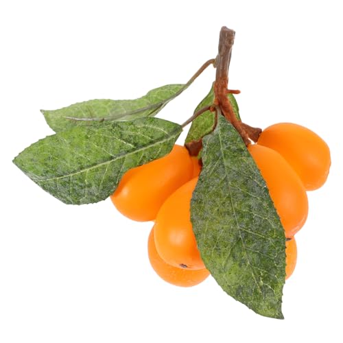 Abaodam Realistische künstliche Mispeln String Kunststoff Fake Fruit Modell für Haus und Küche Dekor Lebensechte künstliche Mispeln Dekoration für Foto Prop Abaodam Realistische künstliche Mispeln String Kunststoff Fake Fruit Modell für Haus und Küche Dekor Lebensechte künstliche Mispeln Dekoration für Foto Prop von Abaodam