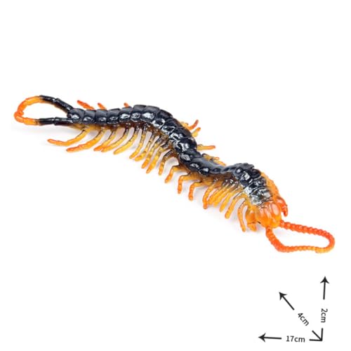 Abaodam Realistisches Centipede Simuliertes Skolopender Modell aus Kunststoff Lustiges Party scherzspielzeug für Täuschend Echte Wildtier Dekoration Sichere Nachbildung Abaodam Realistisches Centipede Simuliertes Skolopender Modell aus Kunststoff Lustiges Party scherzspielzeug für Täuschend Echte Wildtier Dekoration Sichere Nachbildung von Abaodam