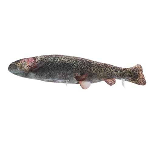 Abaodam Fischkissen Realistisch Aus Plüsch Für Junge Mädchen Weicher Fisch Als Kuscheltier Und Dekoration Künstliches Fischspielzeug Zum Mitnehmen Reisen Und Outdoor-aktivitäten von Abaodam