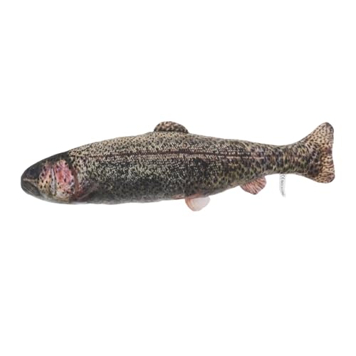 Abaodam Realistisches Fischkissen aus Weichem Plüsch Dekoratives Kuscheltier für Leicht und Tragbar für Zuhause Reisen und Outdoor Spaß Pädagogisches Neugier von Abaodam