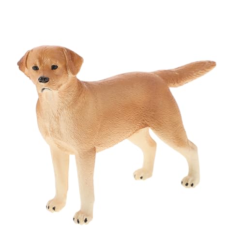 Abaodam Realistisches Hundespielzeug Handbemalte Labrador Figur für Lernspielzeug zur Kognitiver Fähigkeiten Sicheres und Detailgetreues Haustiermodell für Tierfreunde von Abaodam