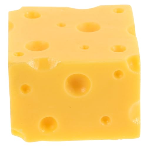 Abaodam Realistisches Käsemodell Dreieckig Künstliche Käseattrappe Für Food Props Küchen Dekoration Fotografie Requisite Vielseitig Für Lebensmittelshops Und DIY Szenen von Abaodam