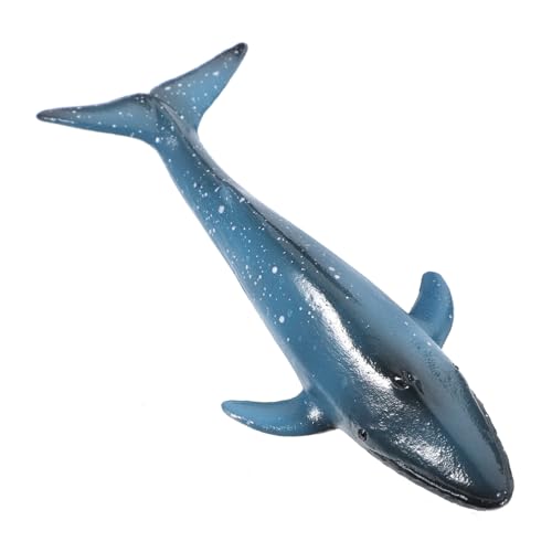 Abaodam Realistisches Kleines Blauwal Modell aus Sicherem Kognitives Lernspielzeug für Handliches Meereslebewesen zur Dekoration von Aquarium und Zimmer von Abaodam