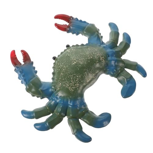 Abaodam Realistisches Krabbenmodell aus Weichem Material Edukatives Meerestier für Dekoratives Meeres Figur für Aquarium Terrarium und Fantasievolles Rollenspiel von Abaodam