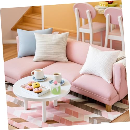 Abaodam Realistisches Mini Kuchenmodell Matcha Dessert Ornament Leichtes Vielseitiges Deko Accessoire für Puppenhaus DIY Bastelprojekte Fotografie und Festliche Miniaturszenen von Abaodam