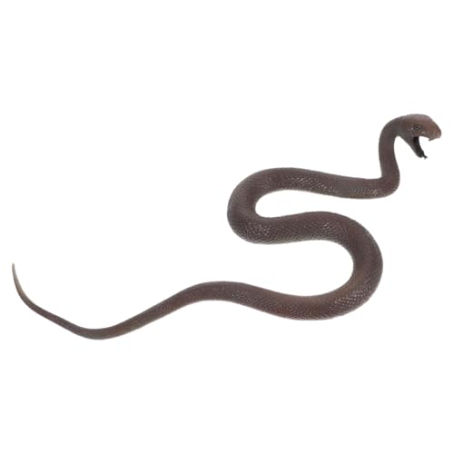 Abaodam Realistisches Schwarzes Mamba Schlangen Tiermodell Streichspielzeug Für Den Aprilscherz Halloween Und Partydekorationen Flexibles Schlangenspielzeug Für Und Erwachsene von Abaodam