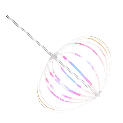 Abaodam Regenbogen -Twist -Stick Für Kleinkinder Und Mädchen Tricks Für Handheld-Spiele Für Bubble -zauberstab Für Zappelspielzeug Ringe Handspiele Plastik von Abaodam