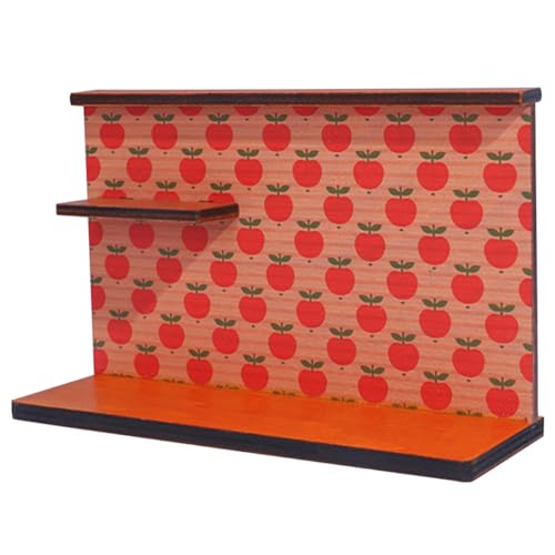 Abaodam Miniatur-hintergrundbrett Aus Holz Mini-hausmöbel Puppenhintergrund Für Foto-Requisiten von Abaodam