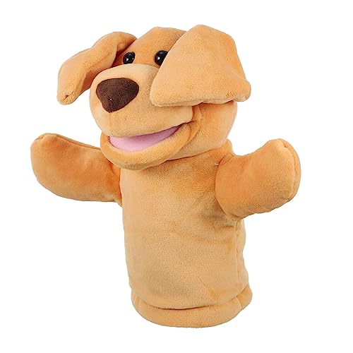 Abaodam Rollenspiel Plüsch Hunde Handpuppe Interaktive Tierhandpuppe aus Hochwertigem Plüsch für Geschichtenerzählen Rollenspiele und Kreative Erziehung von Abaodam