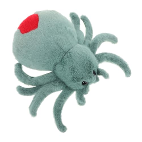 Abaodam Rote Schwanzspinne Deko Spinnen Halloween-kuscheltiere Halloween-stofftier Gefüllte Spinne Plüsch von Abaodam