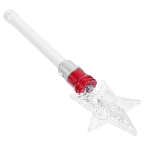 Abaodam Rotierender Leuchtender Zauberstab mit Stern Rote LED lichter Drehbar für Kinderpartys Feen kostüm Zubehör Festliche Atmosphäre bei Konzerten und Festivals Abaodam Rotierender Leuchtender Zauberstab mit Stern Rote LED lichter Drehbar für Kinderpartys Feen kostüm Zubehör Festliche Atmosphäre bei Konzerten und Festivals von Abaodam