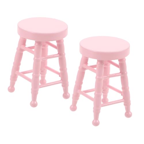 Abaodam Runde Hohe Beine Puppenhaus Möbel Deko für Cafés Bars Micro Szenen Robust Kreatives Spiel Zubehör Rosa Abaodam Runde Hohe Beine Puppenhaus Möbel Deko für Cafés Bars Micro Szenen Robust Kreatives Spiel Zubehör Rosa von Abaodam