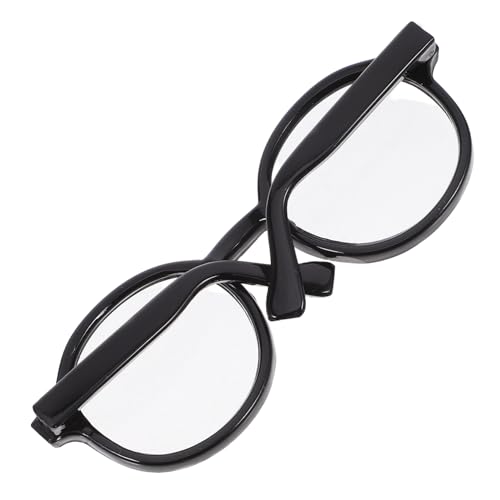 Abaodam Runde Puppenbrille für Puppen Miniatur Brillendekor Schwarzer Rahmen mit Transparenten Gläsern DIY Bastelzubehör für Puppen und Sammler Passendes Accessoire für Stoffpuppen Abaodam Runde Puppenbrille für Puppen Miniatur Brillendekor Schwarzer Rahmen mit Transparenten Gläsern DIY Bastelzubehör für Puppen und Sammler Passendes Accessoire für Stoffpuppen von Abaodam