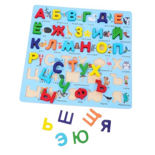 Abaodam Russisches Puzzle Denksportaufgaben Montessori Puzzlespielzeug Russisch Lernen Alphabet- Russisches Alphabet Alphabet-Zug-Puzzle Holz Abaodam Russisches Puzzle Denksportaufgaben Montessori Puzzlespielzeug Russisch Lernen Alphabet- Russisches Alphabet Alphabet-Zug-Puzzle Holz von Abaodam