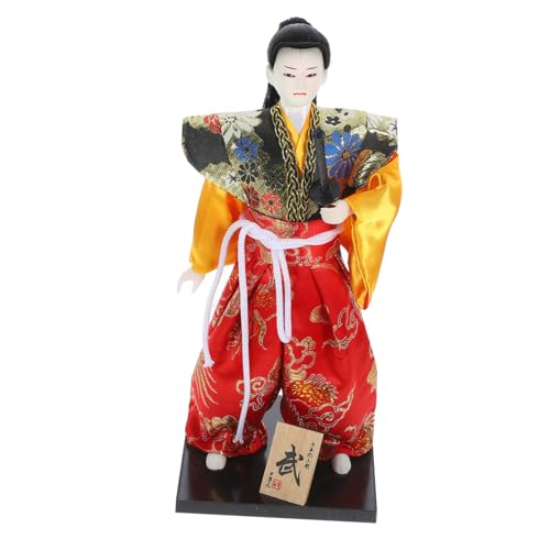 Abaodam Samurai-Figur Japanische Puppe Japanische Sammelfiguren Samurai-Modell Japanische Bushido-Figur Ninja-Figur Japanische Zimmerdekoration Samurai-Puppe Haushalt Puppe Puppe von Abaodam