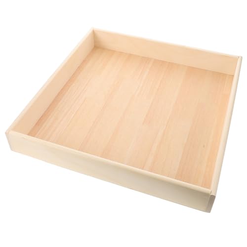 Abaodam Sandkastenspielzeug Schreibtablett Aus Sand Tragbarer Sandkasten Bildungsspielzeug Für Sandkasten Für Den Außenbereich Sandkasten Für Im Freien Beige Hölzern von Abaodam