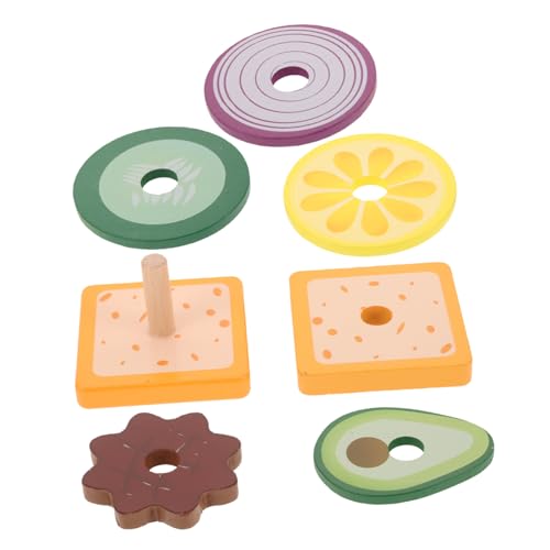 Abaodam Sandwich- Holz kinderküche küchenzubehör stapelspielzeug Stellen Sie Sich vor, zu Spielküchenzubehör hölzern Abaodam Sandwich- Holz kinderküche küchenzubehör stapelspielzeug Stellen Sie Sich vor, zu Spielküchenzubehör hölzern von Abaodam