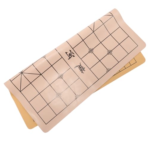 Abaodam Schachbrett Flanell Lederspiel Schachbrett Schachspiel Zubehör Schach von Abaodam